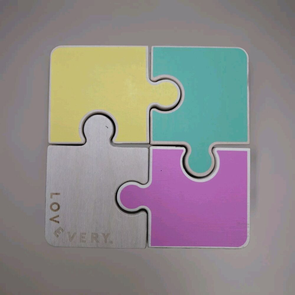 Lovevery Chunky Wooden Jigsaw Puzzle From “The Companion” Play Kit 22-24 months